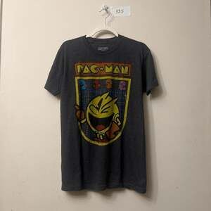 Men's Grey and Black T-shirt